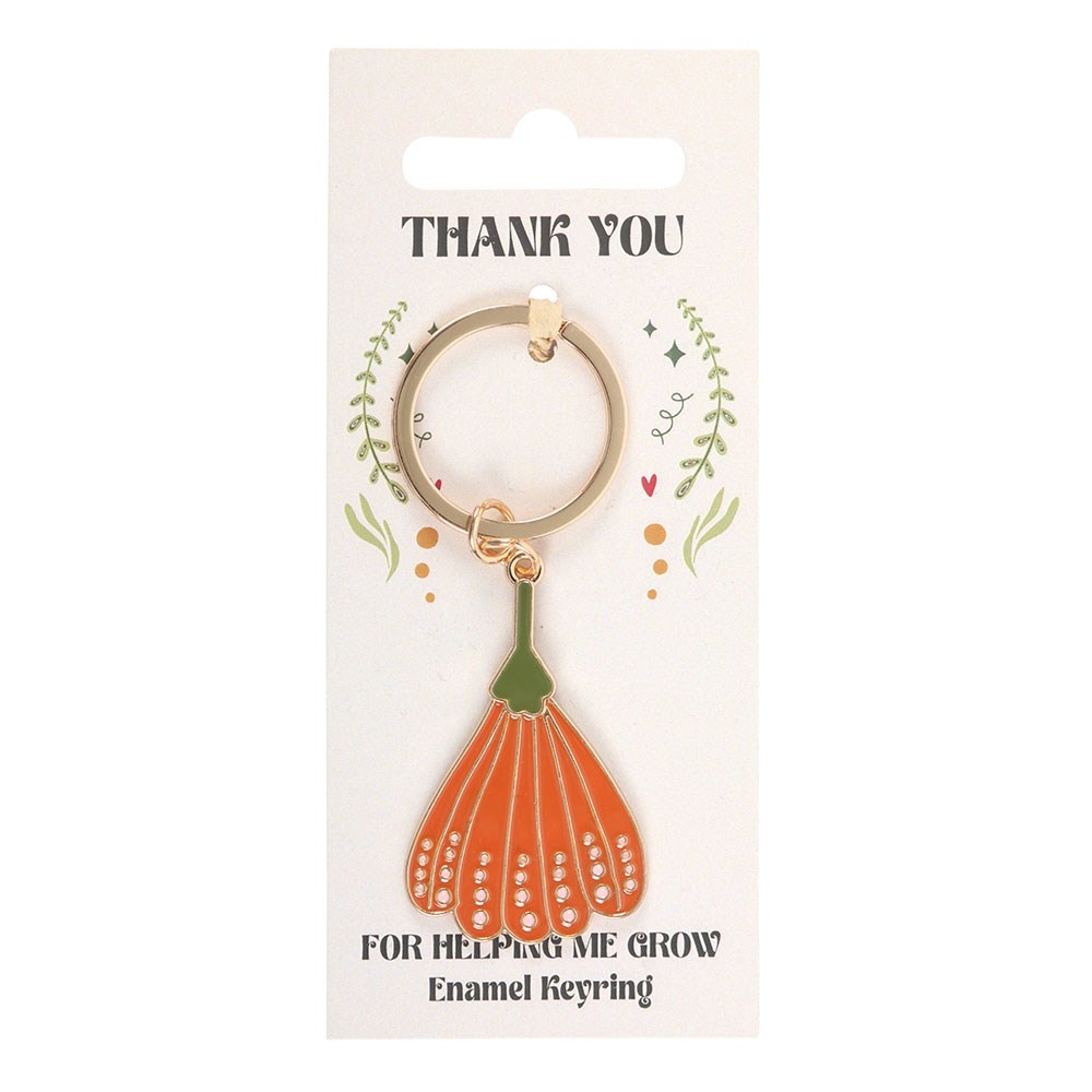 Something Different - Thank You for Helping Me Grow Flower Keychain - Multicolours